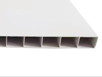 Paneles de Techo y Pared de PVC Resistentes al Calor y a la Corrosión, Material Plástico Ecológico, Tablero Hueco de PVC