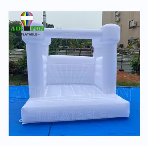 Aifun Factory price inflatable games rentals luxury bounce house commercial white bouncy castle moonwalk