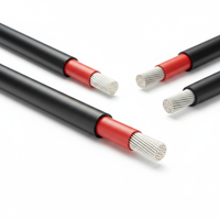Cable Solar de Alta Calidad de un Solo Núcleo XLPO de Cobre Estañado PV1-F 1.5/2.5/4/6/10/16/25/35mm2 con Certificación TUV EN50618 DC1500V