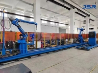Célula de trabajo de soldadura JSR Yaskawa Robot | Solución llave en mano para marcos y vigas de metal