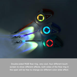 Linterna LED brillante personalizada, luces de Color, anillo, correa para perro, cachorro, mascota, plomo para caminar por la noche - Product Image 2