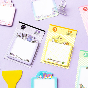 Sanrio Square Notepad 30 Sheets Adhesive For Students Office Notes <b>Memo</b> <b>Pad</b> - Product Image 2