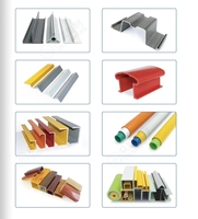 Perfil en U de FRP/GRP Compuesto con Espesor de Pared Estable de 3-15 mm, Barra de Fibra de Vidrio Aislada y Anticorrosiva para Uso Industrial