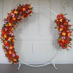 Accessoires de mariage luxueux Bird of Paradise, décoration de fond extérieur et arches de fleurs simulées - Product Image 1