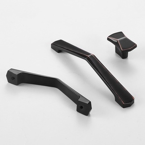 Nordic Style <b>Single</b>-Hole Pull Handle for Kitchen Cabinets Dressers Bedroom Drawers <b>Wardrobe</b> Doors Made of Durable Zinc Alloy - Product Image 1