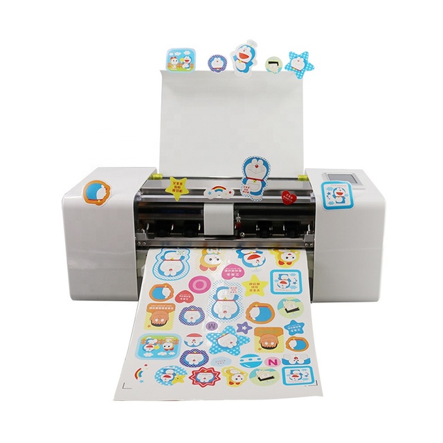 A3 Tea Label Die Cutter Auto Feed Sheet Digital Label Finisher Kiss Cutting Sticker Machine