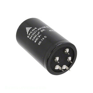 Condensateur traversant à canal fabricant, aluminium, 1000 µF, 20 %, 400 V, radial, B43521A9108M000 - Product Image 1