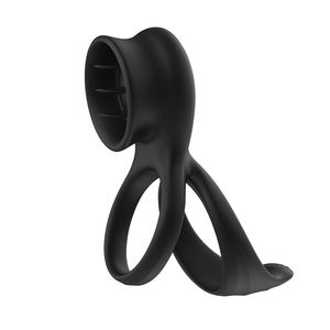 Männer Penis Vibrator Silikon Starke Vibration Verzögerung Ejakulation Cockring Für Männer Adult Sexspielzeug - Product Image 5