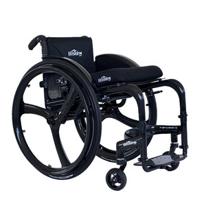 <span class=keywords><strong>Silla</strong></span> <span class=keywords><strong>de</strong></span> <span class=keywords><strong>Ruedas</strong></span> Manual Plegable <span class=keywords><strong>de</strong></span> Fibra <span class=keywords><strong>de</strong></span> Carbono, la <span class=keywords><strong>Silla</strong></span> <span class=keywords><strong>de</strong></span> <span class=keywords><strong>Ruedas</strong></span> Deportiva es Ligera y Conveniente - Product Image 1
