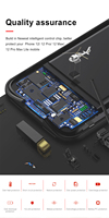 Nueva Funda con Batería Inalámbrica Ultrafina de 8500mAh con Carga Rápida y Pantalla LED para iPhone 16 Pro Max con Puertos USB