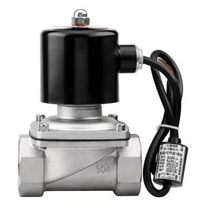 220V AC Elektrische hoogdebiet koperen magneetklep IP65 Tweeweg voor water en perslucht - Product Image 6