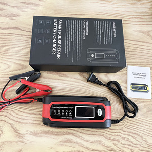 Cargador de Batería Inteligente con Reparación por Pulsos 12V/24V 10Amp con Pantalla Digital para Coche, Moto y Barco - Product Image 1