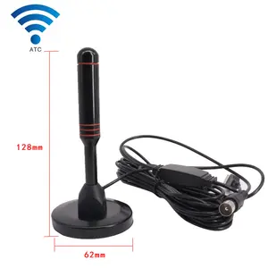 Fabricação de Alta Gai VHF UHF HDTV 28dBi Indoor Car DVB-T Digital Freeview TV Antena com conector F