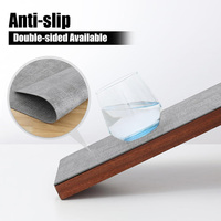Ensemble de table à manger en similicuir gris clair 6 napperons antidérapants résistant à la chaleur imperméable 11.8 "X 17" tapis de table en PU faciles à nettoyer