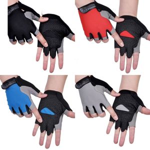 Vente en gros – Nouveaux gants de sport unisexes en nylon, respirants, anti-choc, demi-doigts, pour cyclisme, fitness, musculation et exercice physique - Product Image 2