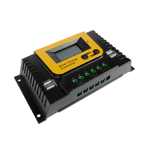 Contrôleur de charge solaire <span class=keywords><strong>PWM</strong></span> GCSOAR 10A série VT 12V/24V Protection IP32 Ports USB doubles -20~+50 ROHS Système d'alimentation LCD - Product Image 3