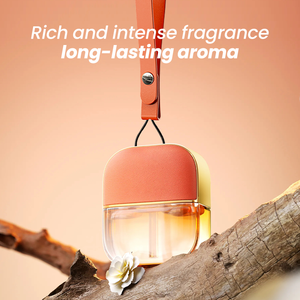 Clip de parfum de <span class=keywords><strong>voiture</strong></span> suspendu rechargeable-Décor d'arôme élégant pour l'intérieur de l'automobile, la maison, le bureau-Parfum longue durée, coffret cadeau parfait - Product Image 6