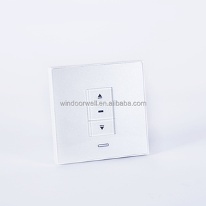 Volets roulants moteur tubulaire interrupteur mural monocanal émetteurs sans fil télé<span class=keywords><strong>commande</strong></span> - Product Image 1