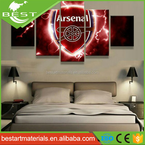 Útil Club de fútbol hogar Decoración lienzo <span class=keywords><strong>3</strong></span> <span class=keywords><strong>piezas</strong></span> de la lona arte de la pared para sala de decoración - Product Image 3