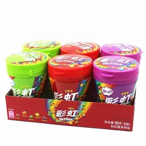 Grosir Tiongkok obral besar 120g Ski TETS Candy Crispy Fudge peluncuran baru warna-warni permen kacang Jelly