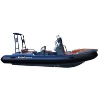 Bateau semi-rigide de 6,1 m (20 pieds) LUX 610 en PVC Hypalon robuste, bateau pneumatique de sport, tender à vendre