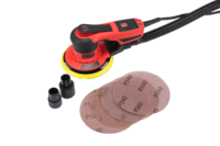 Sander orbital électrique 360W, polisseuse aléatoire pour voiture, machine à poncer, machine à poncer le bois pour l'entretien des voitures, pour la peinture, pour le métal