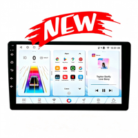 Système multimédia automobile universel 9/10 pouces, nouveau modèle, haute configuration, Android 14, 2,2 GHz, GPS, CarPlay, USB, montage sur tableau de bord