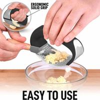 Keuken Knoflookpers Comfortabele Grip Roestvrij Staal Knoflookpers Knoflookhakker