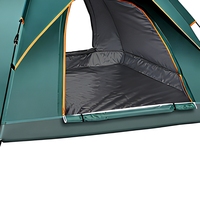 Tente de camping instantanée pour 2 à 4 personnes, 2000-3000 mm, imperméable, avec moustiquaire, pour la randonnée en famille |   Toutes saisons