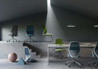 Chaise de bureau ergonomique pivotante SITSTAR GREEN GUARD BIFMA, chaise de réception rotative en maille pour commandes en gros pour entreprises