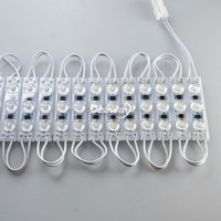 Vente flash AC 220V 110V 2W SMD 3030 3 LED avec lentille 172 °   Module LED étanche IP65 pour boîte lumineuse publicitaire