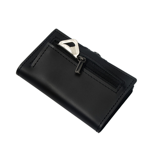 Casekey Hot Sale Credit Card Holder RFID Blocking Pop up <b>Wallet</b> Leather Minimalist <b>Wallet</b> Aluminum <b>Metal</b> Contactless Protector - Product Image 5