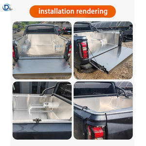 Forro para la Caja de Camionetas Pickup, Acero Inoxidable Deportivo, Antideslizante, Resistente al Desgaste, Fácil Instalación, Compatible con Autos <span class=keywords><strong>4x4</strong></span>, GMC, Isuzu, <span class=keywords><strong>Nissan</strong></span> - Product Image 1