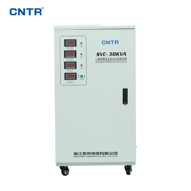 SVC 30kVA 24W Intelligent Three Phase High Precision Automatic AC Voltage Regulator by CNTR.
