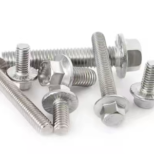 Precisie-geëngineerde ISO4162 SS304 zeskantflensbout met gekartelde moer, anti-losmaak constructiebevestiging voor de hightech-industrie - Product Image 5