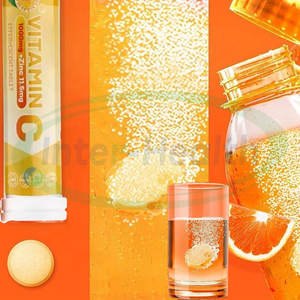 Ausreson OEM tabletas solubles de vitamina C <span class=keywords><strong>Zinc</strong></span> mejor suplemento píldoras blanqueadoras de la piel precio 1000mg tabletas efervescentes de vitamina C - Product Image 4