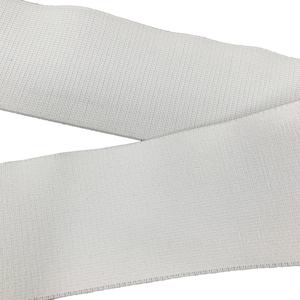 Tùy chỉnh 3.25 inch dệt Spandex/Nylon mạnh mẽ ban nhạc đàn hồi cho yên trắng và đen - Product Image 2