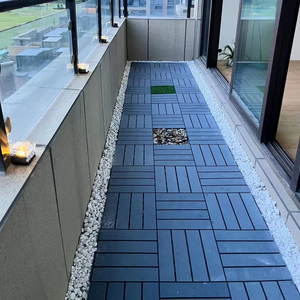 กระเบื้องปูพื้นลายไม้สไตล์สวน สำหรับตกแต่งภายนอก ระเบียง ลานบ้าน โครงการ DIY น้ำหนักเบาและแข็งแรง - Product Image 1