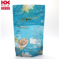 Sacs en plastique personnalisés pour emballage alimentaire, sacs en plastique, sacs en aluminium, sacs en Mylar avec fermeture éclair, sacs refermables, sachets Doypack pour noix et en-cas
