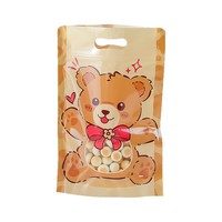Sacs d'emballage pour pâtisserie à motifs de dessins animés mignons en gros - Sacs à fermeture éclair autoportants pour biscuits, flocons de neige croustillants, bonbons