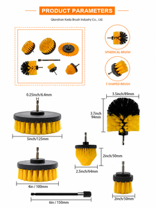 7Pcs <strong>Power</strong> Drill <strong>Brush</strong> Set, Multi-Function Cleaning <strong>Brushes</strong> for Car, Kitchen, Bathroom &amp; Floor - Product Image 6