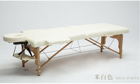 Table de massage pliable en bois pour massage thaïlandais complet du corps, lit de massage portable 2 places, table de spa