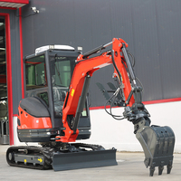 Мини-экскаватор гусеничный 1, 2, 3 тонны с двигателем Yanmar EURO5 EPA, насосом, коробкой передач, полной гидравлической системой и навесным оборудованием, в продаже
