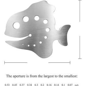 Removedor de hojas para pelar verduras de acero inoxidable para cocina casera, cortador de hierbas, pelador con 11 agujeros - Product Image 6