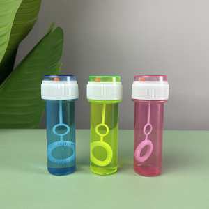 Bouteille en plastique transparente de 60 ml pour <span class=keywords><strong>jeu</strong></span> aquatique estival, avec petit bâtonnet souffleur, jouet à bulles de savon pour enfants, idéal pour la baignoire intérieure - Product Image 2