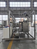 Machine intégrée de pasteurisateur à haute productivité pour la ligne de traitement de café glacé de thé avec fonction de stérilisation
