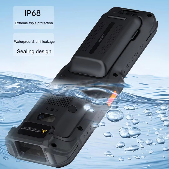 Factory Price Rugged Industrial PDA Barcode Scanner Handheld RFID Mobile 4G Android 14 Octa-core CPU IP68 2D WiFi GMS in Stock