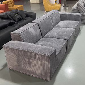 Nouvelles tendances : Ensemble de canapés modernes compressibles – Canapé trois places ergonomique en tissu massant, extensible et pliable, vente en gros directe usine d'origine Jiangxi - Product Image 1