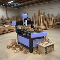 Machine de fraisage CNC 3 axes DIY Mini 3040 4060 Mach3 à bas prix, avec cadre en alliage d'aluminium et roulements, pour le bois et la pierre