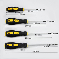 Obeng Baja Torx Manual Presisi Tahan Lama dan Portabel dengan Lapisan Krom Kelas Industri OEM yang Dapat Disesuaikan